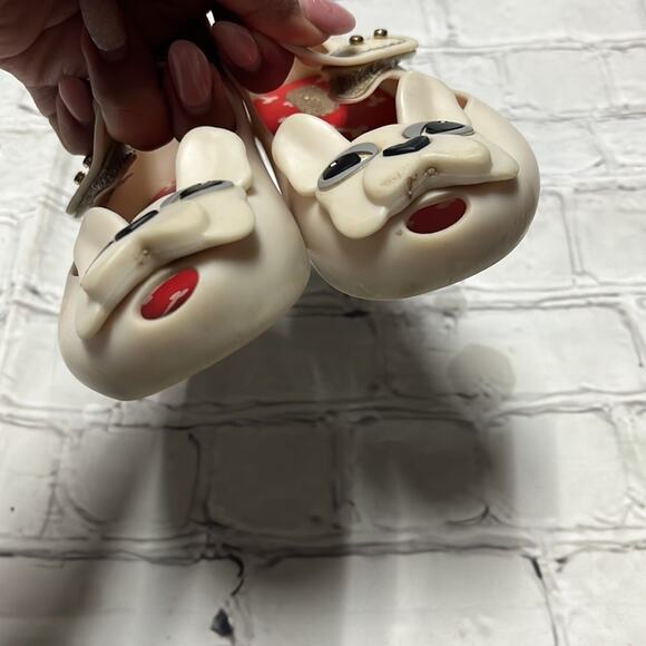 Mini Melissa Ultragirl Dog Pug Mary Jane Shoes 8 - Picture 3 of 6
